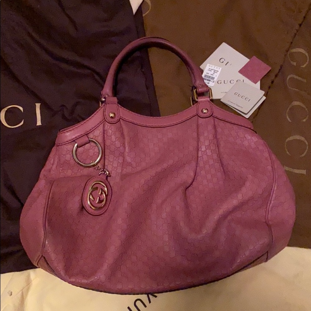 Gucci micro guccissima purse
